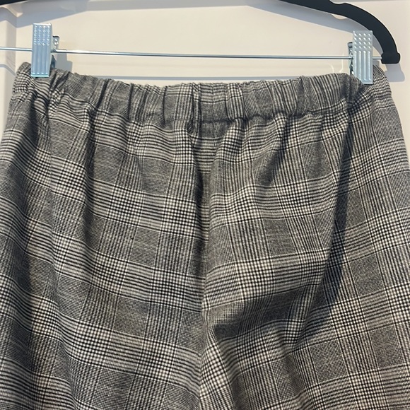 Aritzia Group Babaton Plaid Drawstring Jimmy Pants Size S - Picture 6 of 8